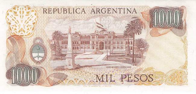 Argentinien p304c-1 F 1000 Pesos 1976